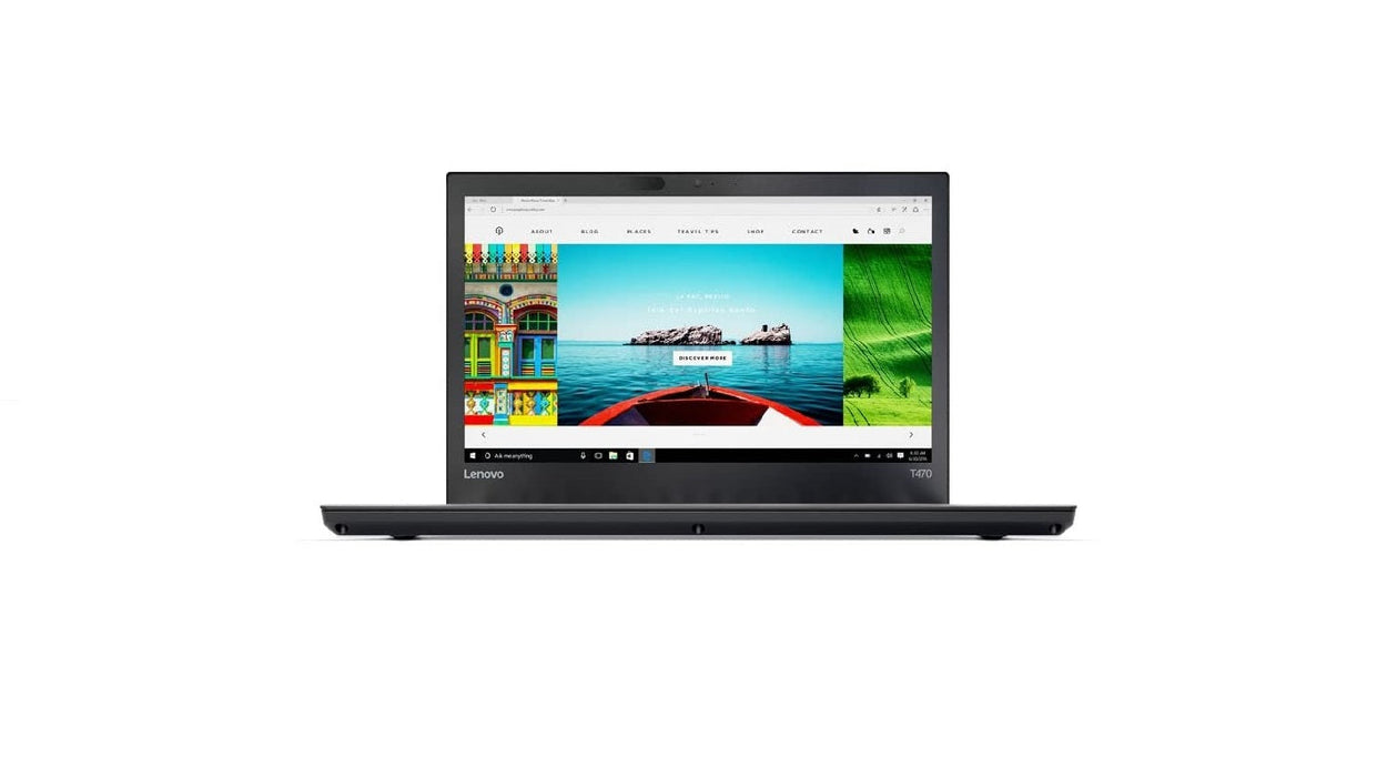 Lenovo ThinkPad 14" T470S Intel Core i7-6600U 2.8GHz 8GB 256GB Solid State Drive Windows 10 Pro - Refurbished