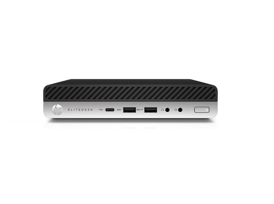 HP EliteDesk 800 G4 Mini Desktop - Intel Core i5-8500T 2.1GHz 16GB RAM, 512GB Solid State Drive, Windows 10 Pro - Refurbished