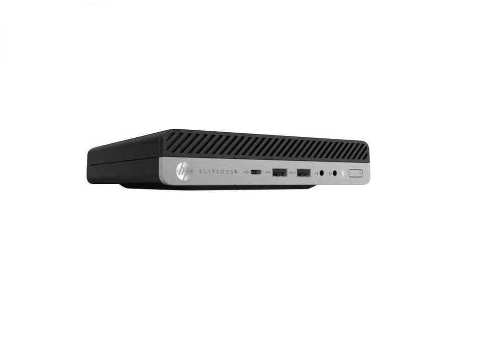 HP EliteDesk 800 G4 Mini Desktop Intel Core i5-8500T 2.1GHz 8GB RAM 256GB Solid State Drive Windows 10 Pro - Refurbished