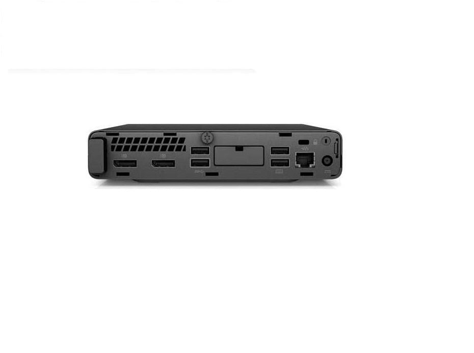 HP EliteDesk 800 G4 Mini Desktop - Intel Core i5-8500T 2.1GHz, 16GB RAM, 256GB Solid State Drive, Windows 11 Pro - Refurbished