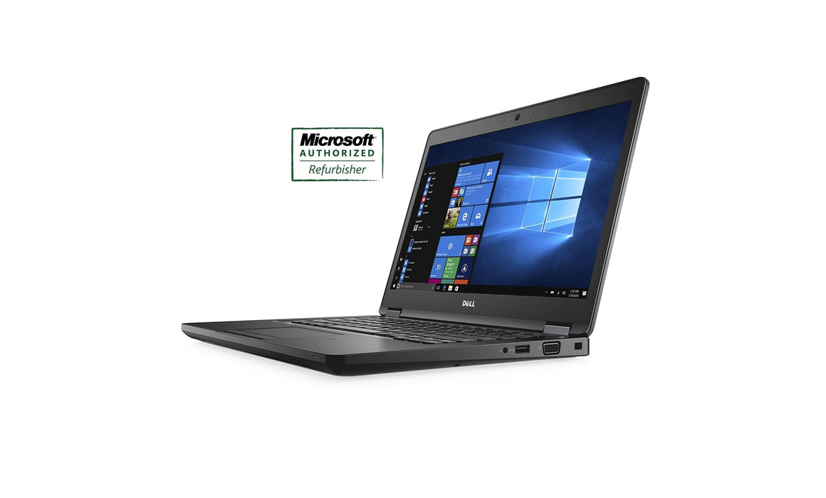 Dell 5480 Latitude 14" Laptop Intel Core i7-6600U 2.6GHz 16GB RAM, 256GB Solid State Drive, Windows 10 Pro - Refurbished