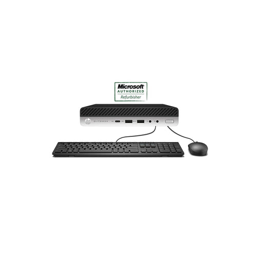 HP EliteDesk 800 G5 Mini Desktop Intel Core i5-9500T 2.2GHz, 32GB RAM 1TB Solid State Drive Windows 10 Pro-Refurbished