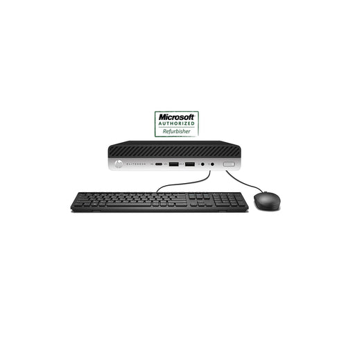 HP EliteDesk 800 G5 Mini Desktop Intel Core i7-9700 3.0GHz, 32GB RAM 512GB Solid State Drive Windows 10 Pro-Refurbished