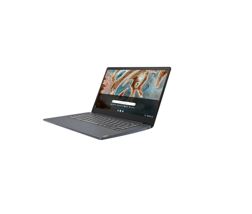 Brand New Lenovo IdeaPad 3 Chromebook, 14" HD, MediaTek MT8183, 4GB RAM, 64GB eMMC, ARM Mali-G72 MP3, Chrome OS, Abyss Blue, 82KN002GUS