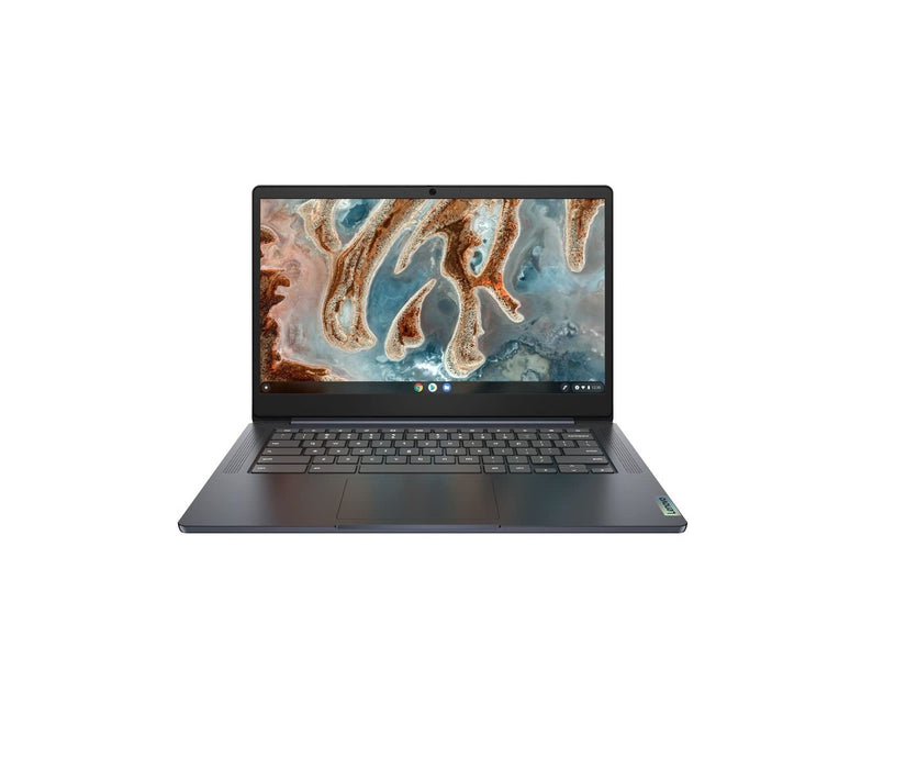 Brand New Lenovo IdeaPad 3 Chromebook, 14" HD, MediaTek MT8183, 4GB RAM, 64GB eMMC, ARM Mali-G72 MP3, Chrome OS, Abyss Blue, 82KN002GUS