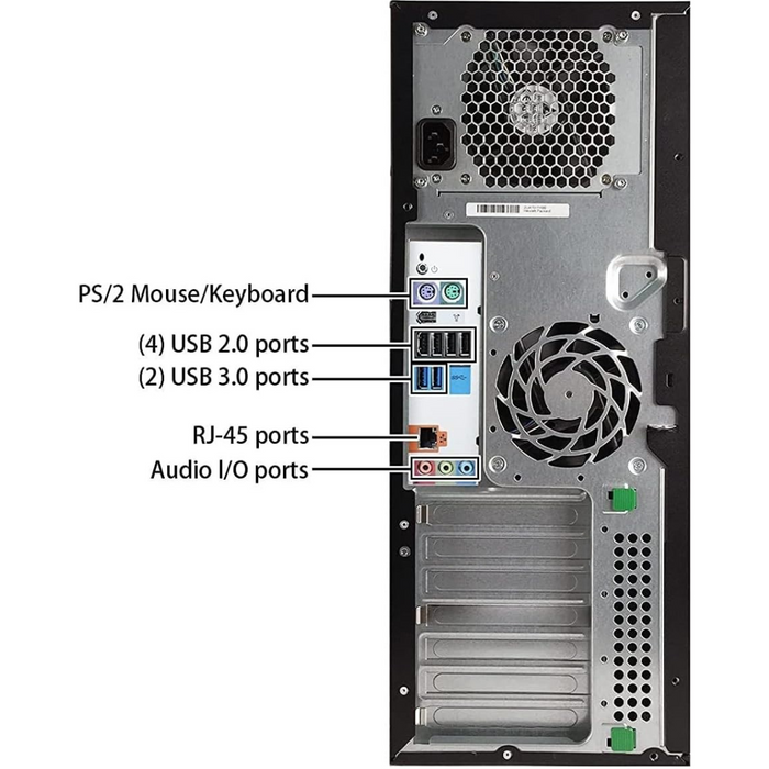 HP Workstation Z420 Tower Desktop Intel Xeon E5-1620 3.6 GHz 16GB 500GB HDD Windows 10 Pro Refurbished