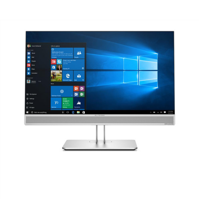 HP EliteOne 800 G4 All In One Desktop i7-8700 3.2GHz 16GB 512GB SSD Windows 10 Pro No Webcam Refurbished