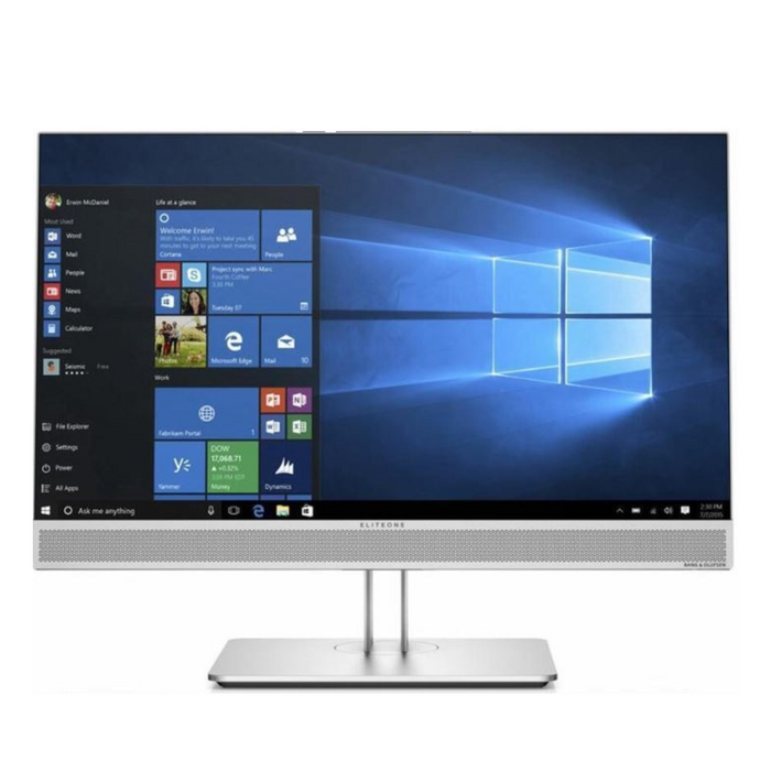 HP EliteOne 800 G4 All In One Desktop i5-8500 3.0GHz 16GB 256GB SSD Windows 11 Pro No Webcam Refurbished