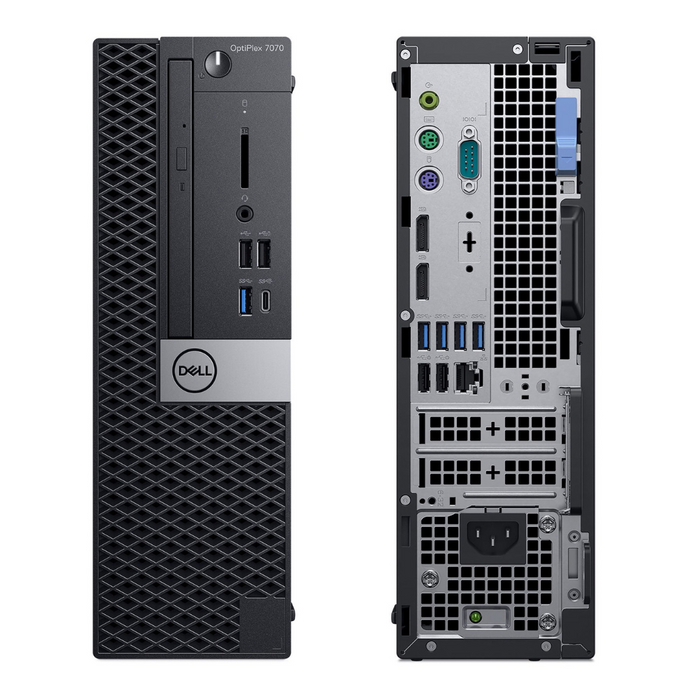 Dell Optiplex 7060 Small Form Factor Desktop Intel i7-8700 3.20 GHz 16GB 256 SSD Windows 10 Pro Refurbished