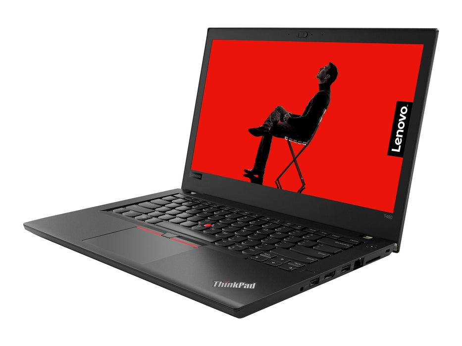 Lenovo ThinkPad T480 14" Touch Laptop Intel Core i7-8650U 1.9 GHz 8 GB 256 GB SSD  Windows 10 Pro - Refurbished