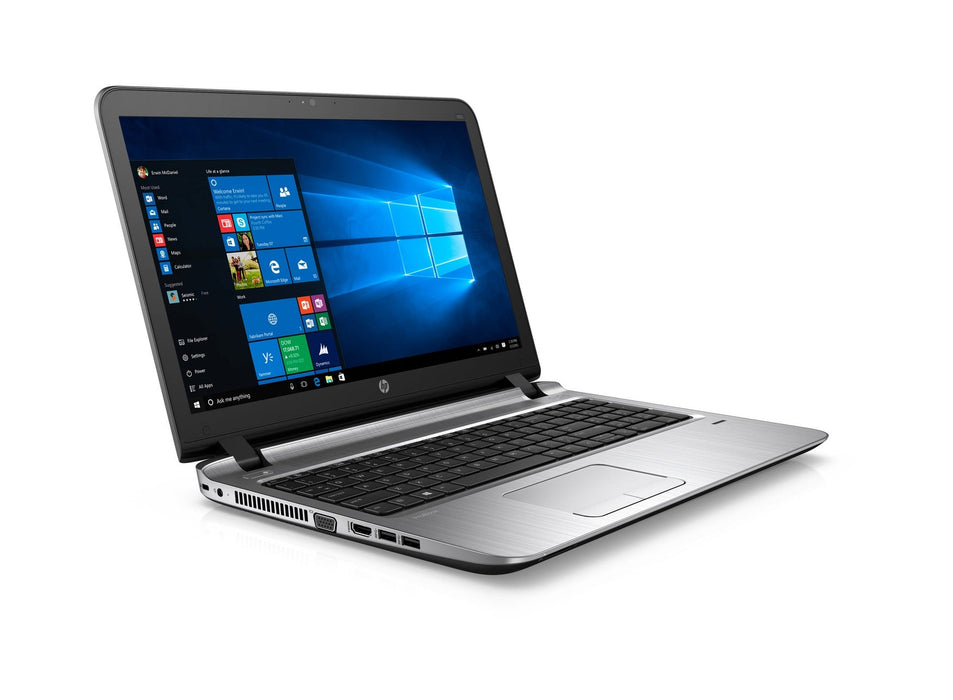 HP 450 G3 ProBook 15.6" Intel i5-6200U 2.3GHz 16GB RAM, 512GB Solid State Drive, Windows 10 Pro - Refurbished