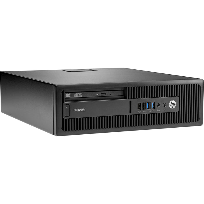 HP EliteDesk 705 G1 SFF Desktop AMD-A6-7400B 3.5GHz 8GB RAM, 500GB Hard Disk Drive, DVD, Windows 10 Home - Refurbished
