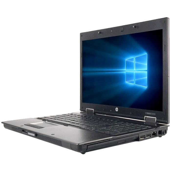 HP 8540W 15.6' Core i5-520M 8GB 256GB SSD DVDRW Win 10 Home - Refurbished