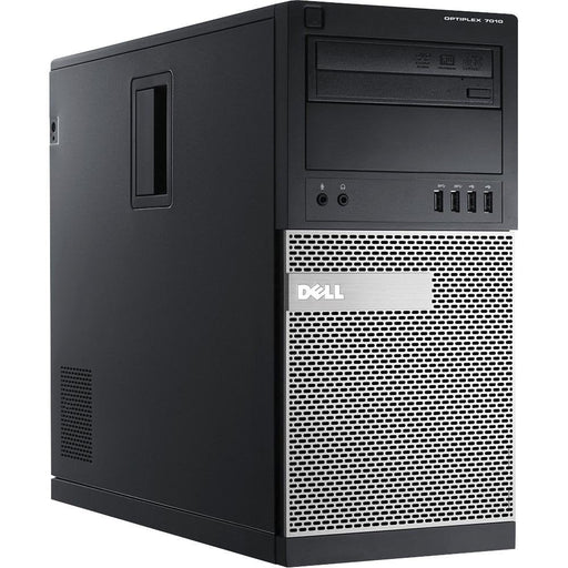 Dell Optiplex 7010 Tower Desktop i7-3770 3.2GHz, 16GB RAM, 2TB Hard Disk Drive, DVD, Windows 10 Pro - Refurbished
