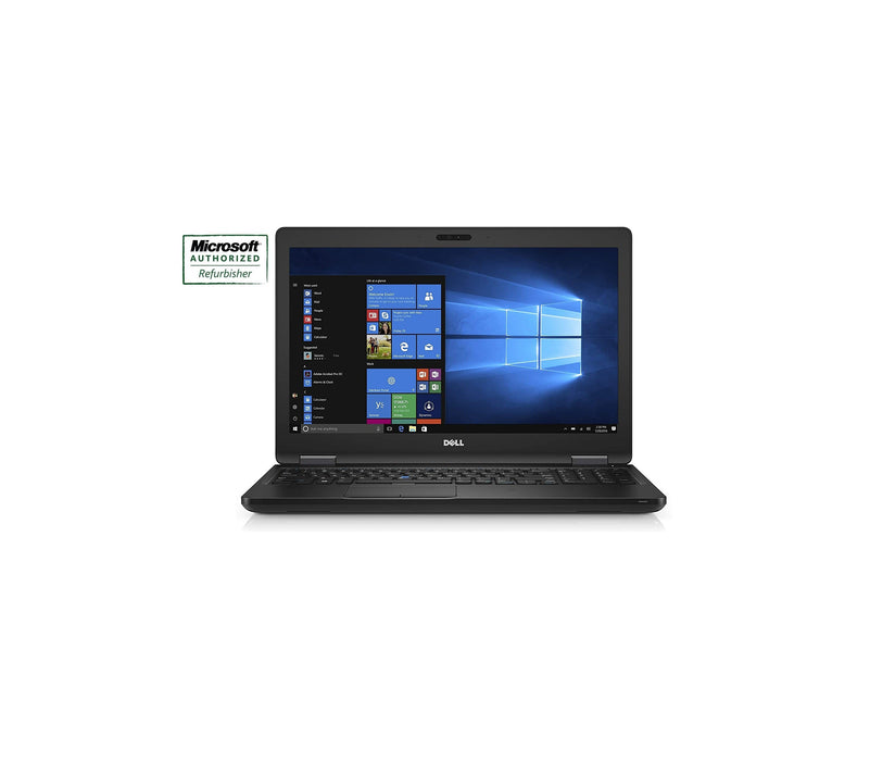 Dell 5580 Latitude 15.6" Laptop Intel i5-6300U 2.4GHz 8GB RAM, 256GB Solid State Drive, Webcam, Windows 10 Pro - Refurbished