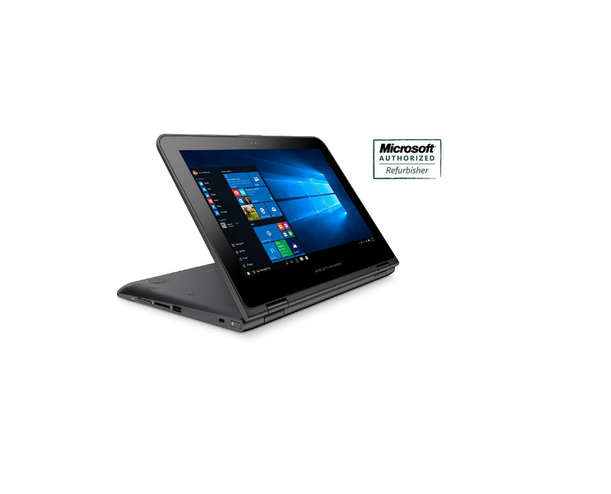 HP ProBook x360 310 G1 11.6" Touch EE Notebook Intel Pentium-N4200 1.10GHz 8GB RAM, 128GB Solid State Drive, Webcam, Windows 10 Pro - Refurbished