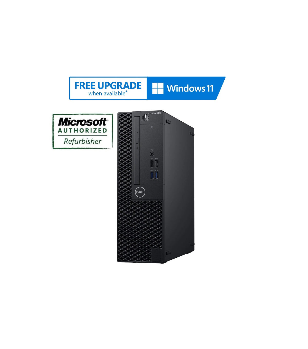 Dell OptiPlex 3060 SFF Desktop i5-8400 2.8GHz 16GB RAM, 256GB Solid State Drive, Windows10 Pro - Refurbished