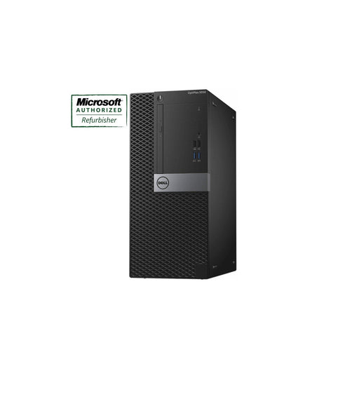 Dell OptiPlex 5050 Tower i5-6500 3.2GHz ,8GB RAM 256GB Solid State Drive Windows 10 Pro-Refurbished