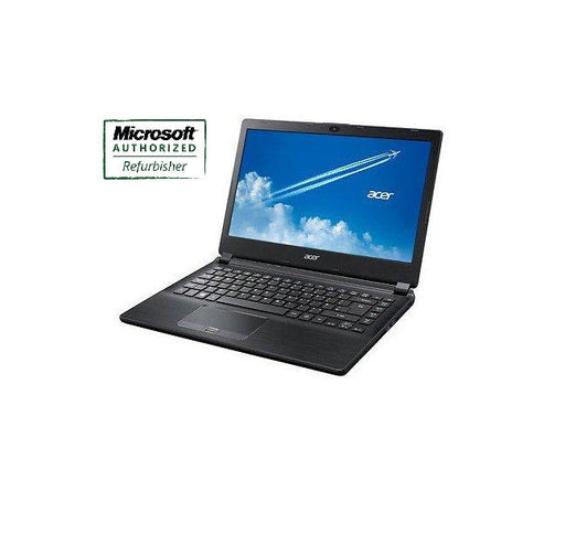 Acer TravelMate P446 14" Laptop Intel i5-5200U 2.2GHz 12GB RAM, 256GB SSD, Webcam, Windows 10 Pro - Refurbished