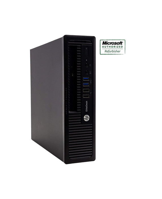 HP EliteDesk 800 G1 Ultra Small Form Factor i5-4570S 2.9GHz, 8GB RAM 256GB Solid State Drive, Windows 10 Pro - Refurbished