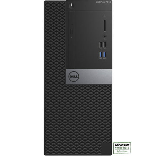 Dell OptiPlex 7040 Tower i7-6700 3.4GHz, 16GB RAM 256GB Solid State Drive Windows 10 Pro-Refurbished