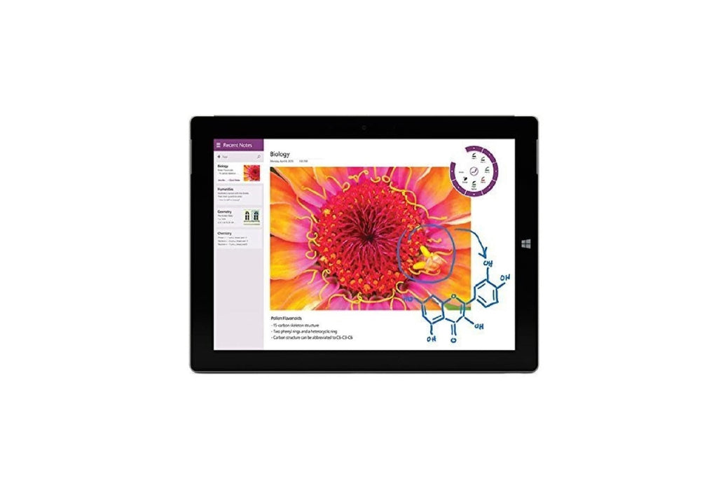 Microsoft Surface 3 Tablet 10.8'' 64 GB, Intel Atom, Windows 10 Pro - Refurbished