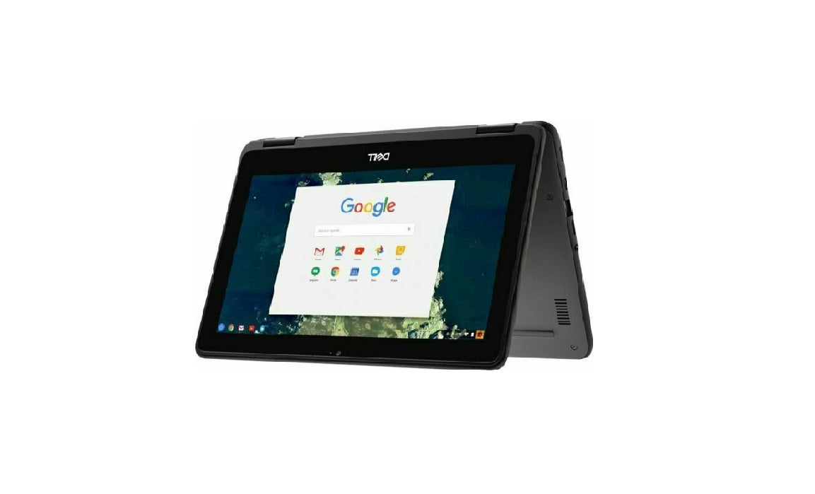 Dell 5190 2-in-1 11.6" Touchscreen Chromebook Intel CEL-N3350, 4GB RAM, 32GB Solid State Drive, Webcam, Chrome OS - Refurbished